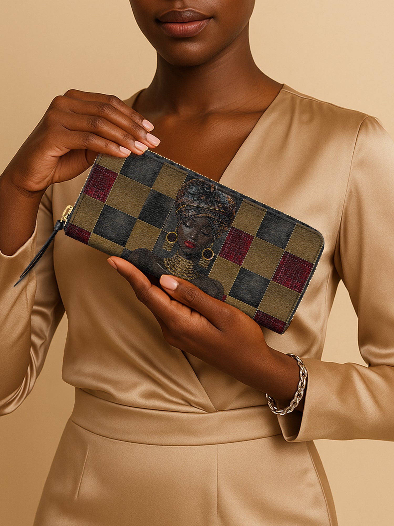 Golden Poise Slimline Zippy Wallet QR0XD788