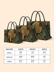 Enchanted Tropics Premium Leather Handbag QR0HH119