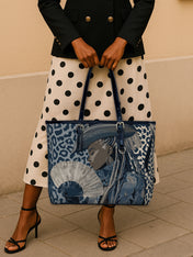 Black Canyon Queen Leather Bucket Bag QR0TD493