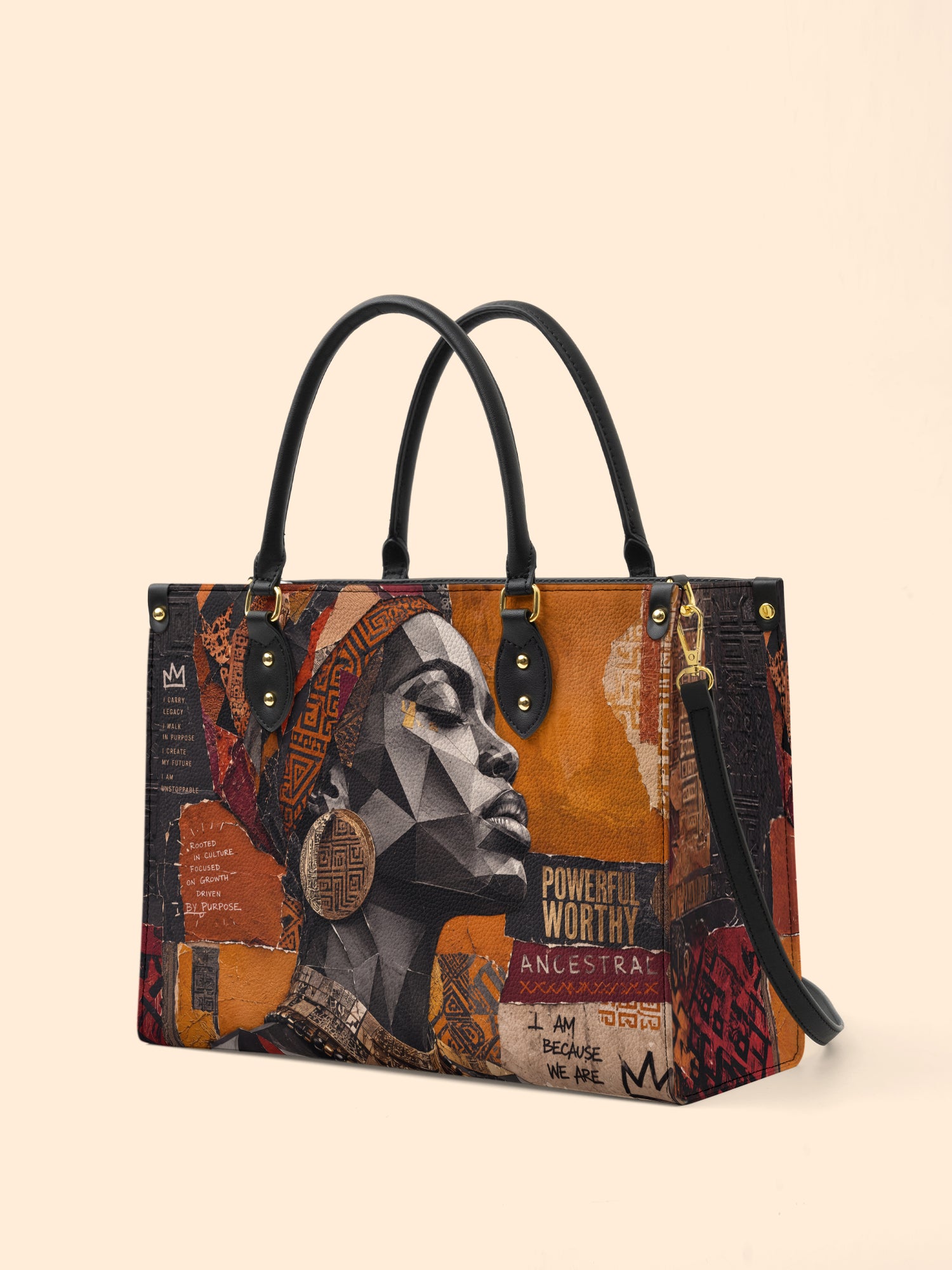 Unstoppable Soul Premium Leather Handbag QR0HH211