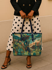 Cowgirl Vibes Leather Bucket Bag QR0TD455