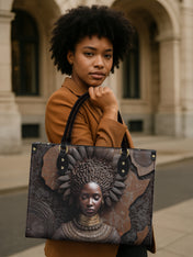 Bisa Crown Premium Leather Handbag QR0XD708