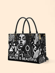 Black Beauty Premium Leather Handbag QR0XD1026