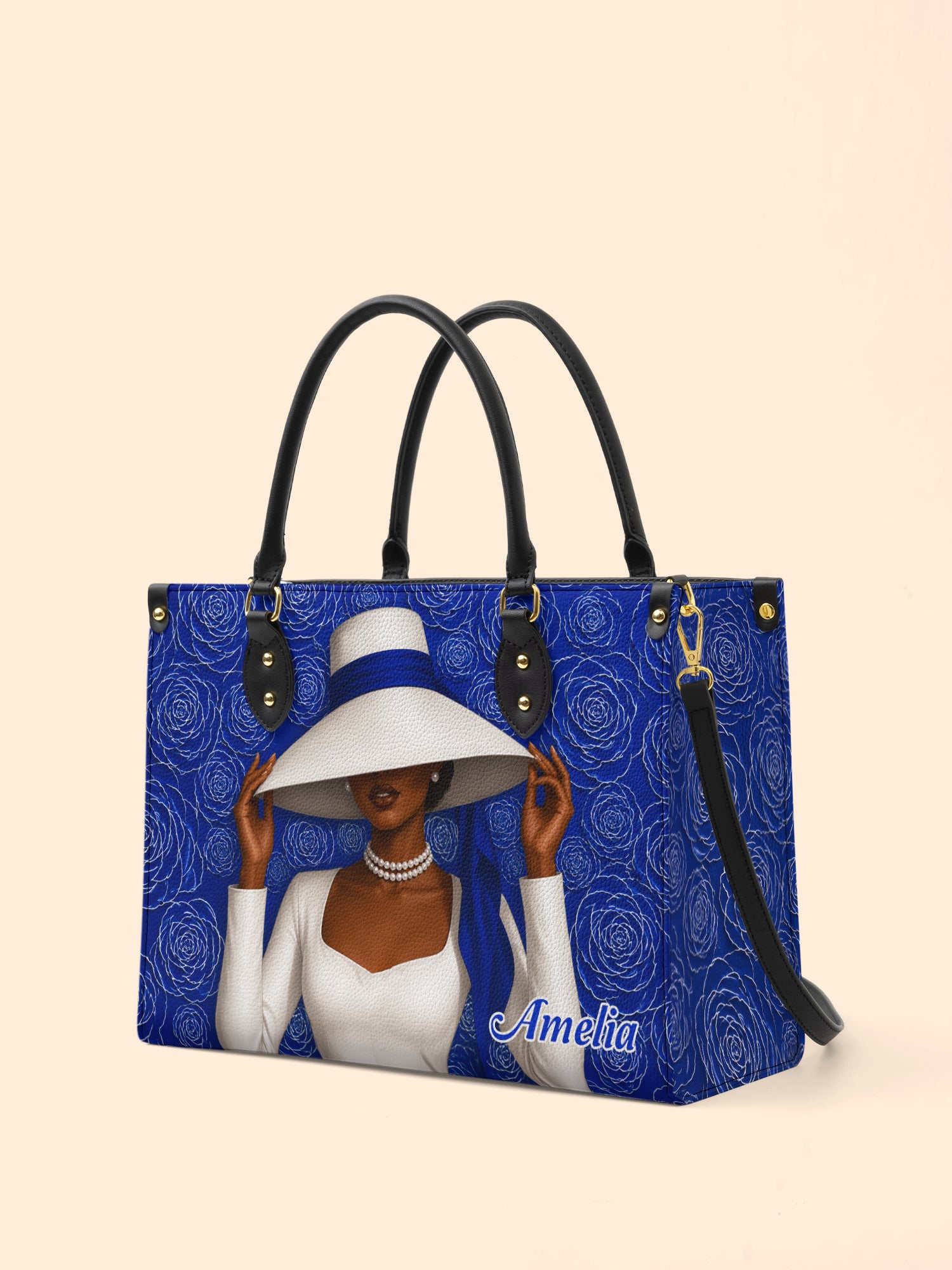 Royal Bloom Premium Leather Handbag
