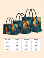 Echo Of Tribe Premium Leather Handbag QR0TV182