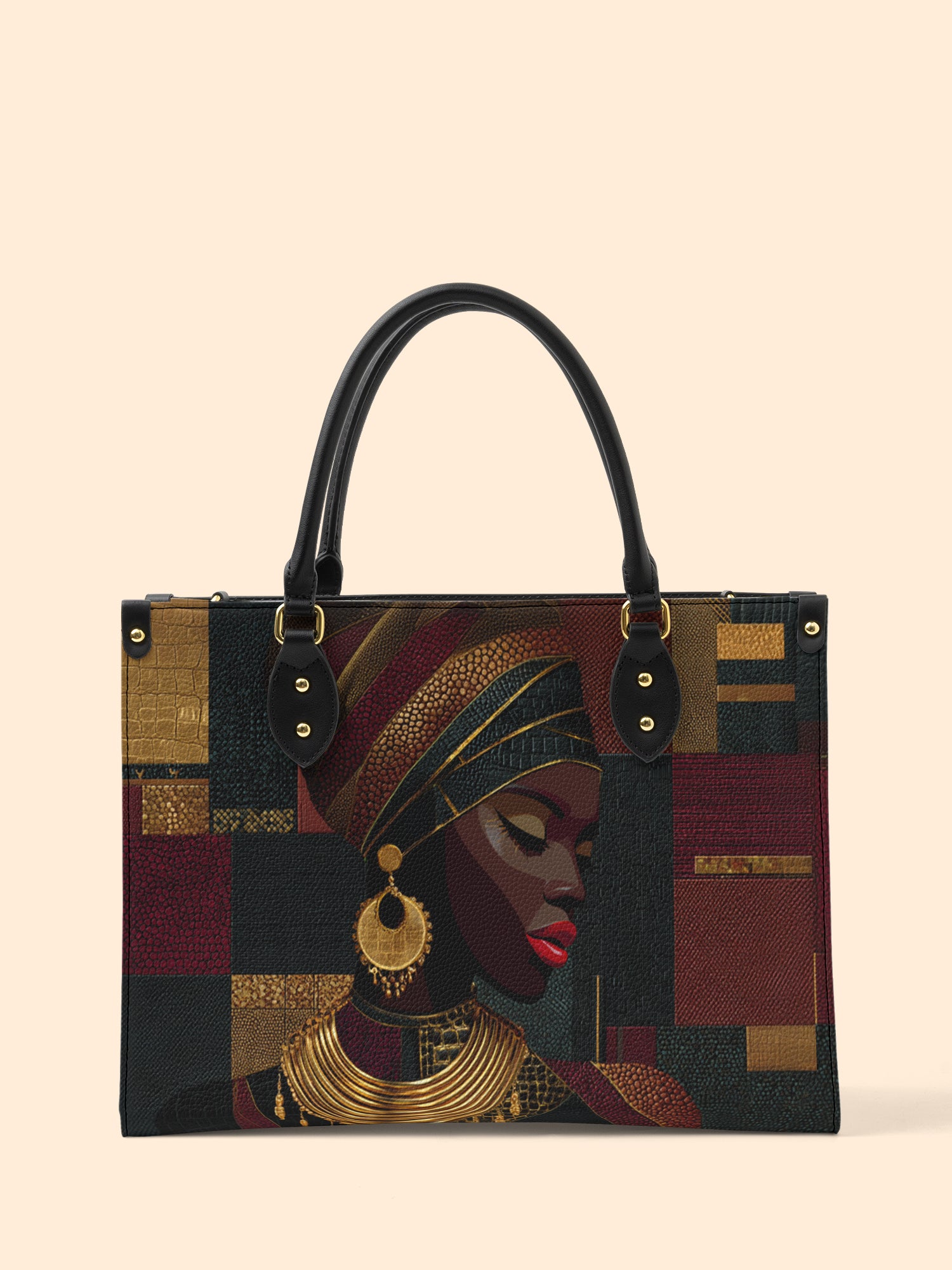 Crimson Majesty Premium Leather Handbag QR0XD759