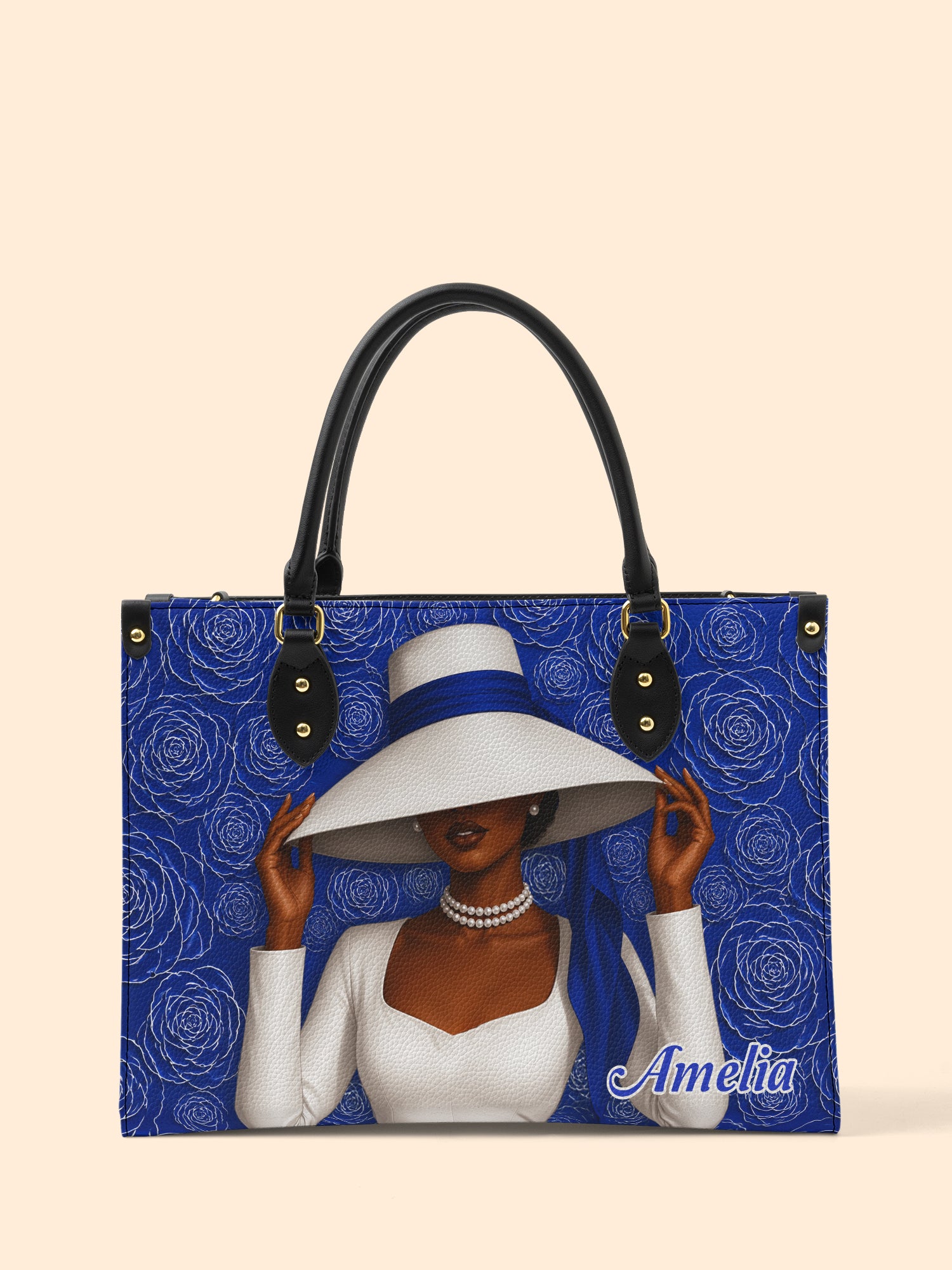 Royal Bloom Premium Leather Handbag