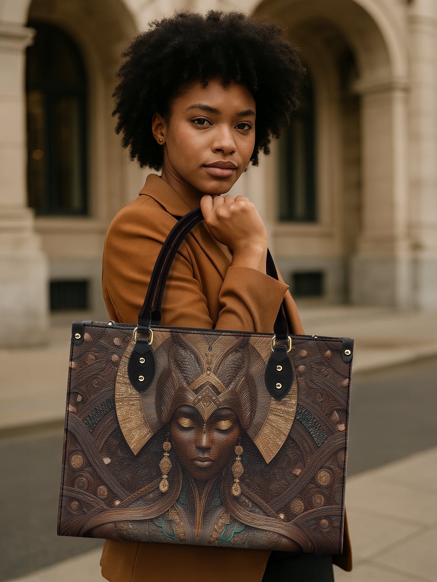 Auri Monarch Premium Leather Handbag QR0XD705