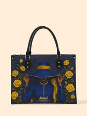 Regal Bloom Premium Leather Handbag