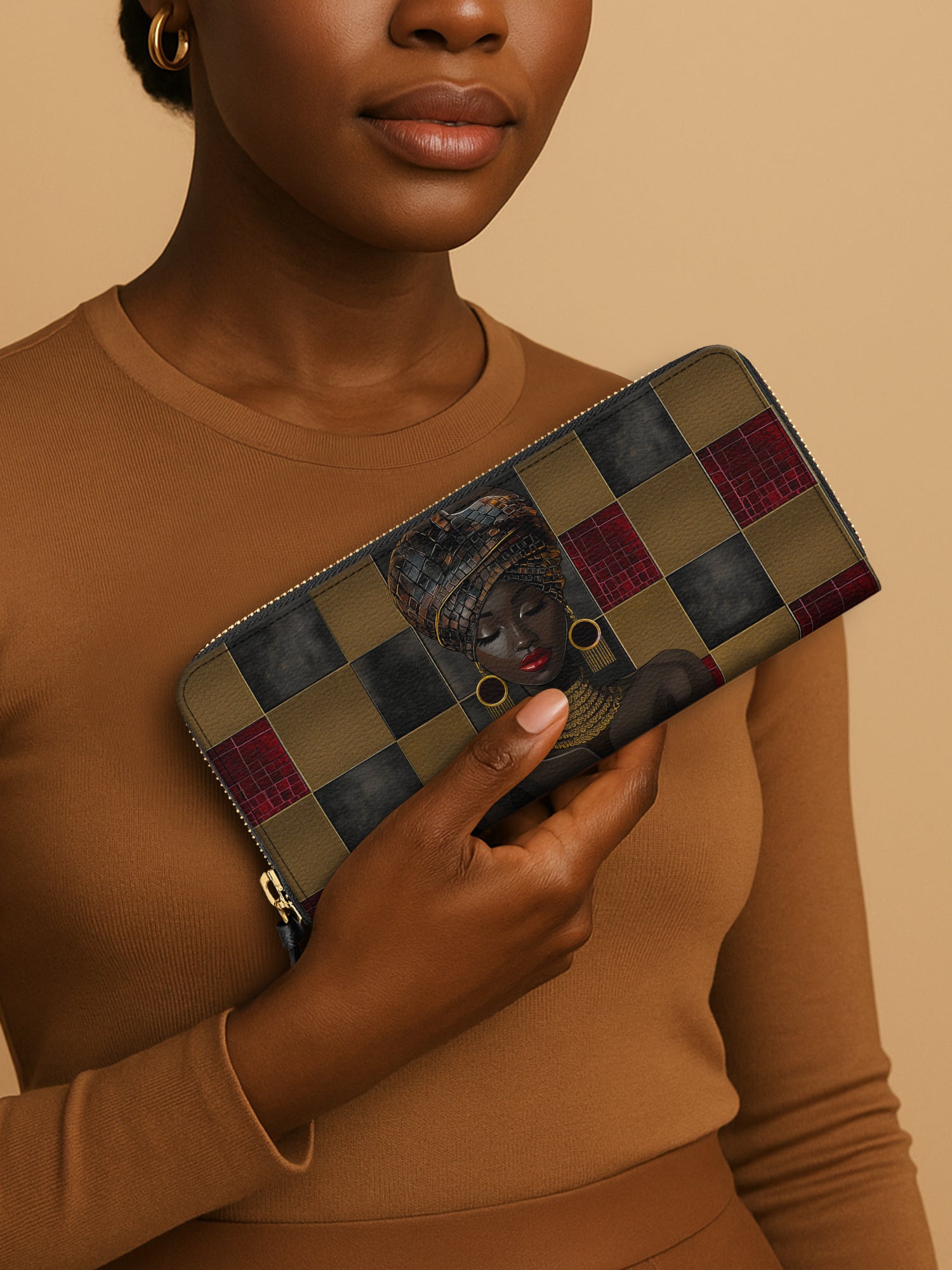 Golden Poise Slimline Zippy Wallet QR0XD788