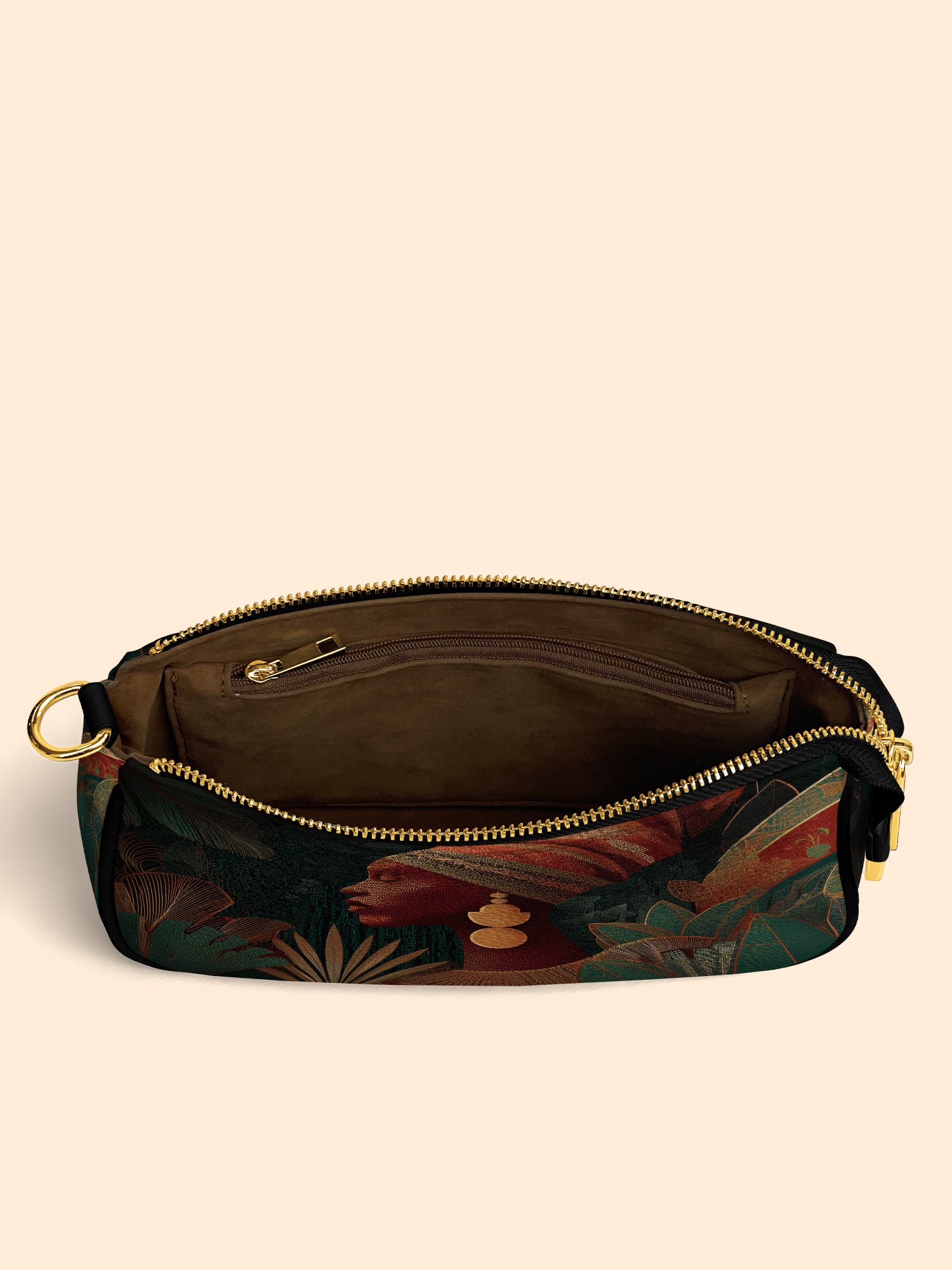 Adorned Silhouette Classic Zip Pochette QR0HH122