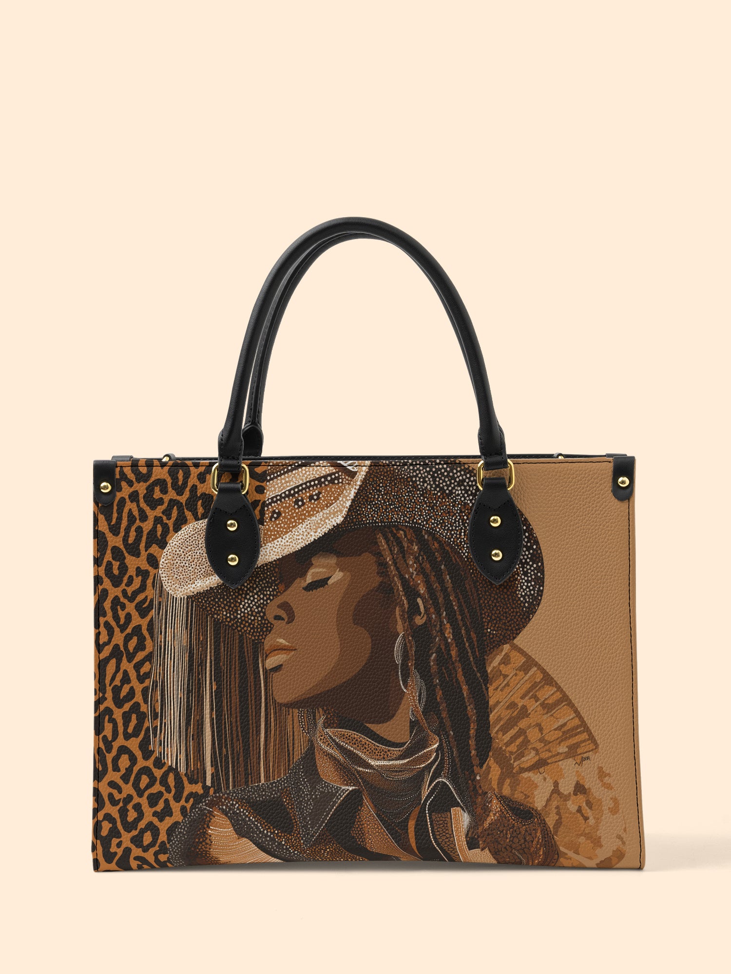 Mahogany Rider Premium Leather Handbag QR0TD503