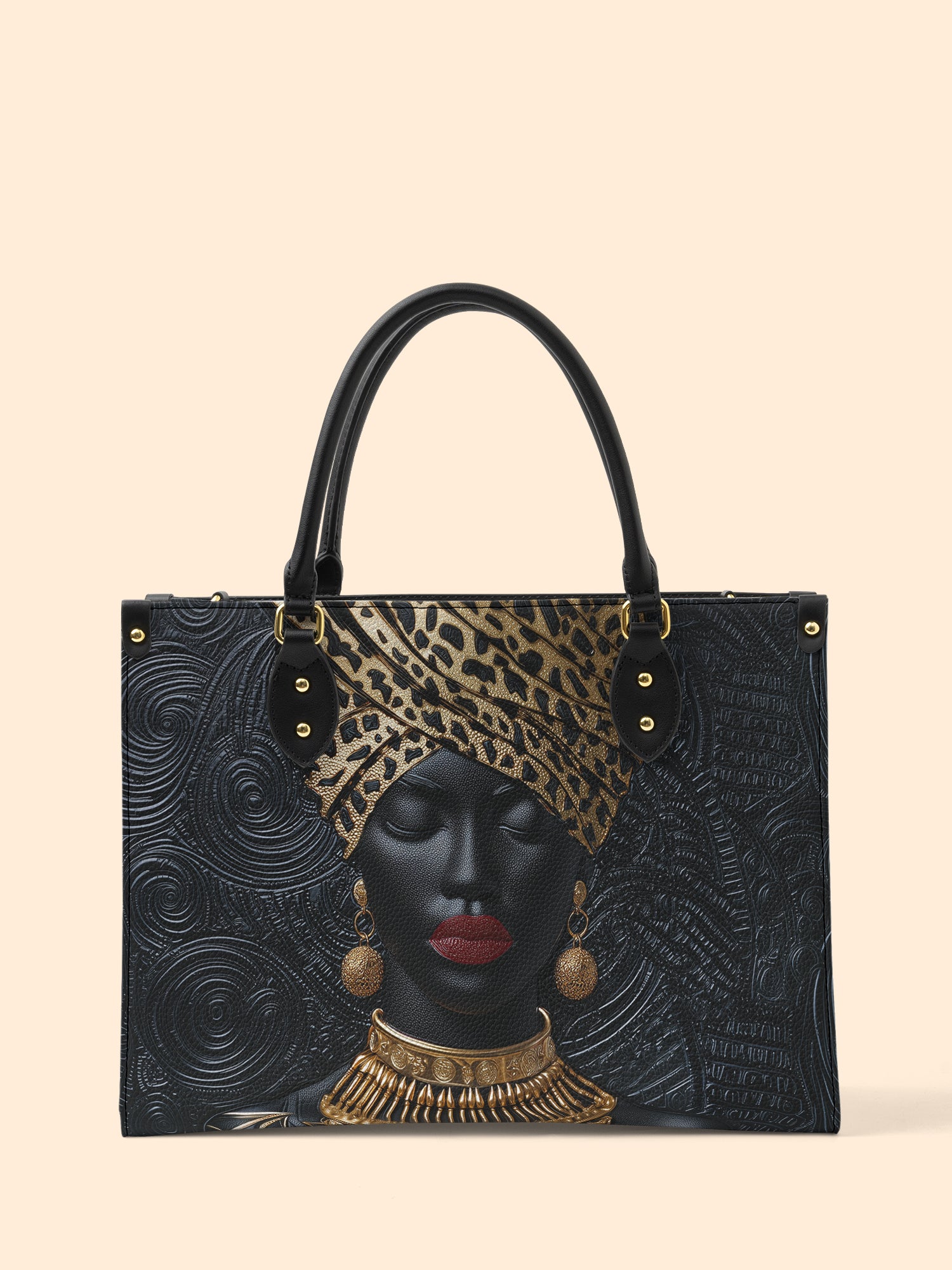 Golden Majesty Premium Leather Handbag QR0XD739