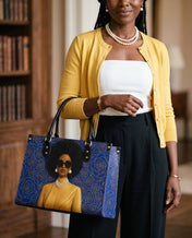 Legacy In Blue Premium Leather Handbag QR0TV284