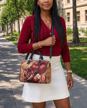 Walk in Strength Leather Boston Bag QR0XD300