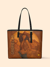 Western Queen Sleek Leather Tote