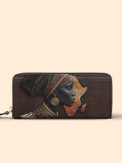 Native Threads Slimline Zippy Wallet QR0TD159