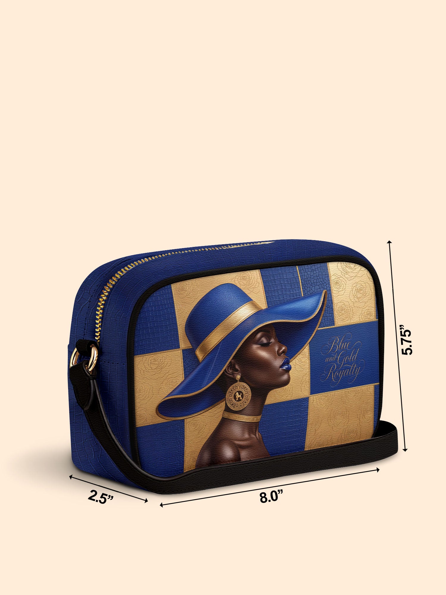 Sapphire Grace Boxy Crossbody Bag QR0HH217