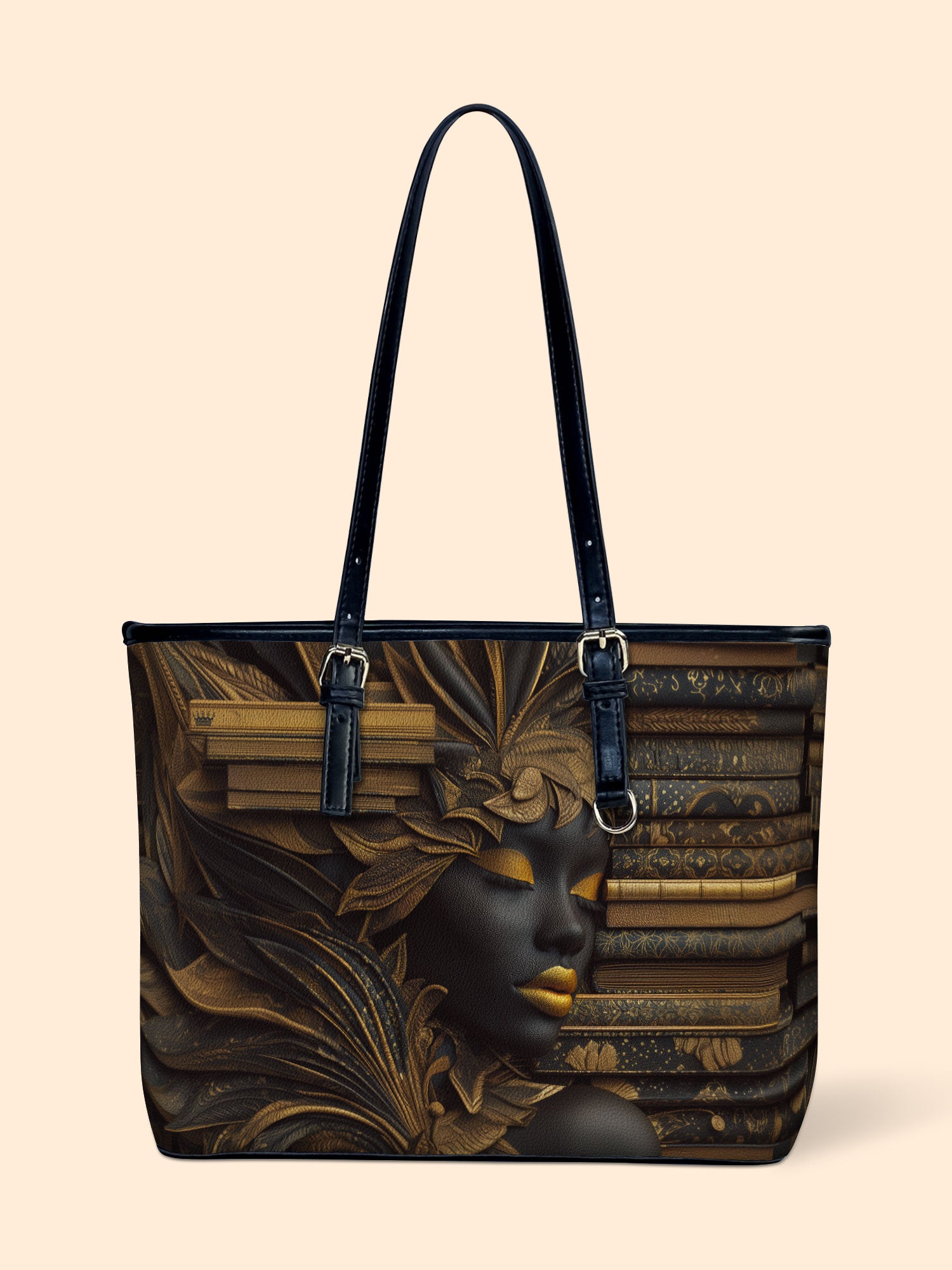 Pages of Wisdom Leather Bucket Bag QR0TD423