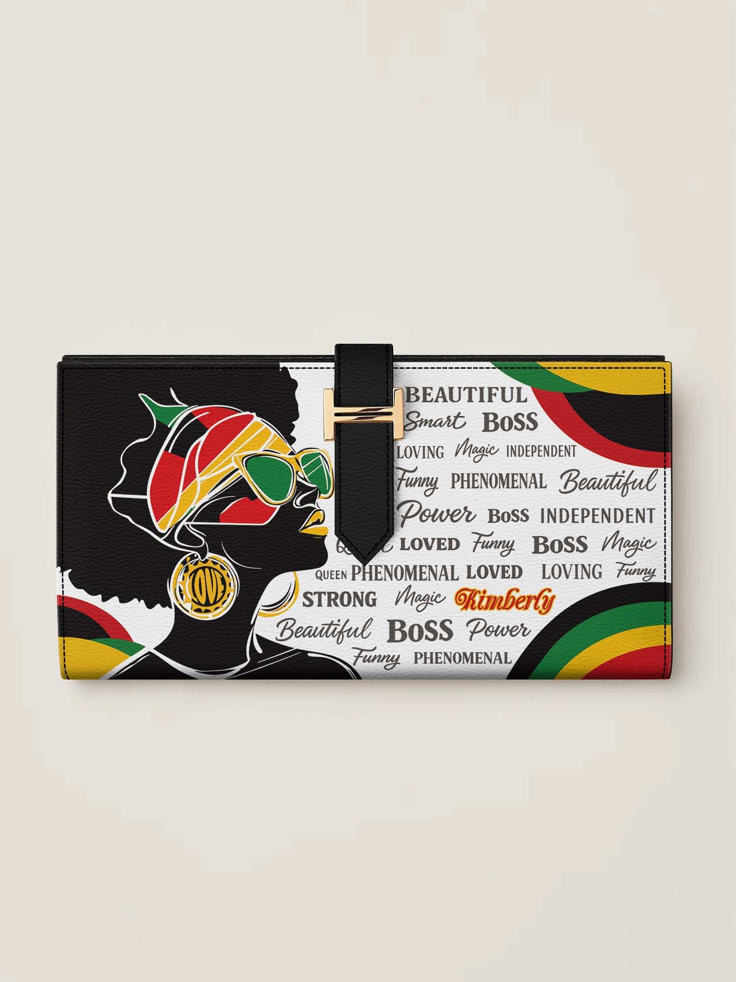 Phenomenal Love Tab Closure Wallet