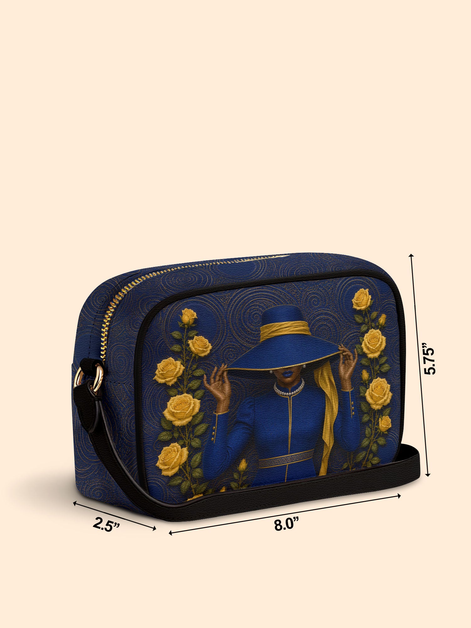 Regal Bloom Boxy Crossbody Bag QR0HH216