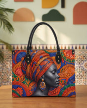 Ancestral Veil Premium Leather Handbag QR0TD701