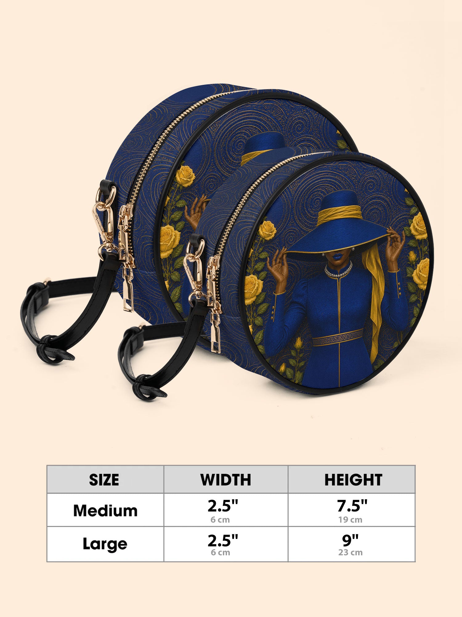 Regal Bloom Circle Crossbody Bag QR0HH216