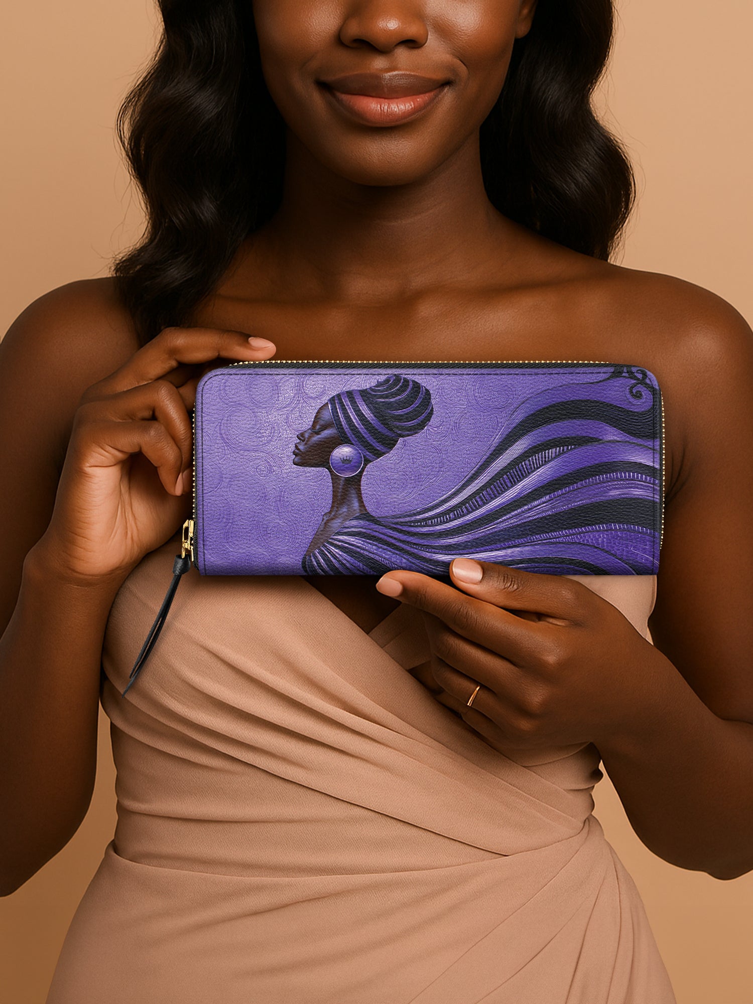 Violet Flow Slimline Zippy Wallet QR0XD442