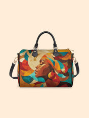 Sunwoven Leather Boston Bag QR0TV044