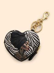 Wild Grace Heart Coin Pouch Bag Charm QR0TV134