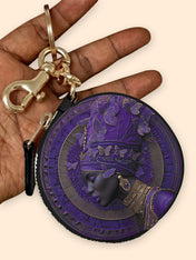 Divine Majesty Circular Coin Pouch Bag Charm QR0XD650