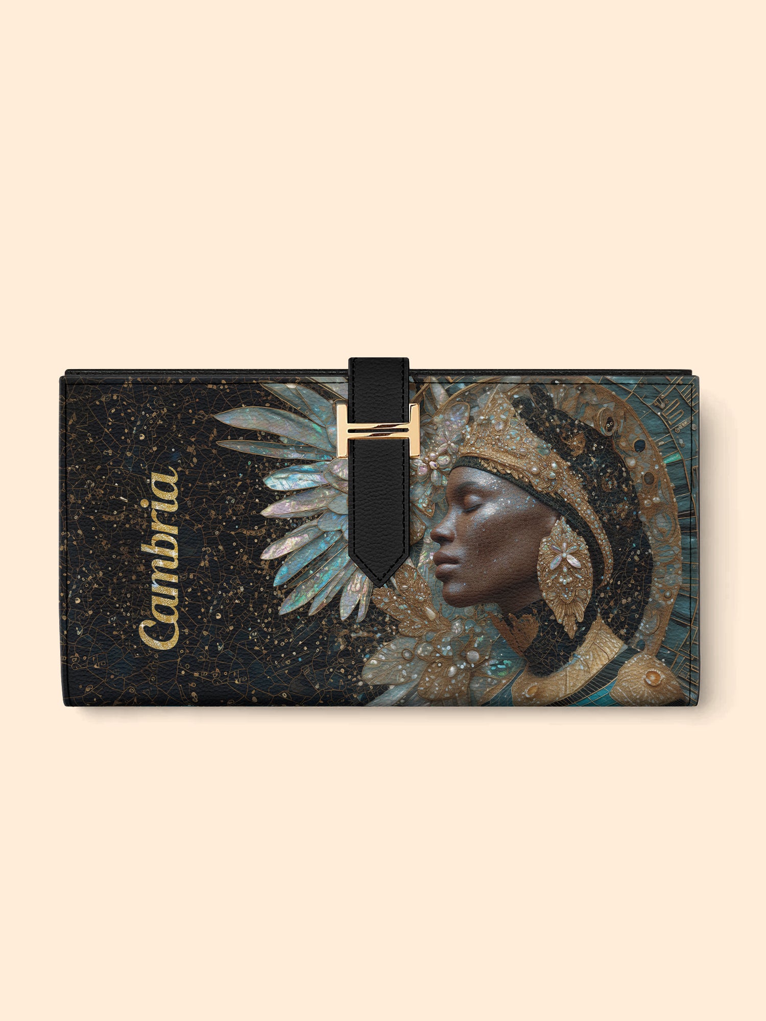 Shell Of Grace Tab Closure Wallet
