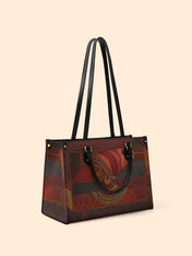 Regal Ember Premium Leather Handbag QR0XD511