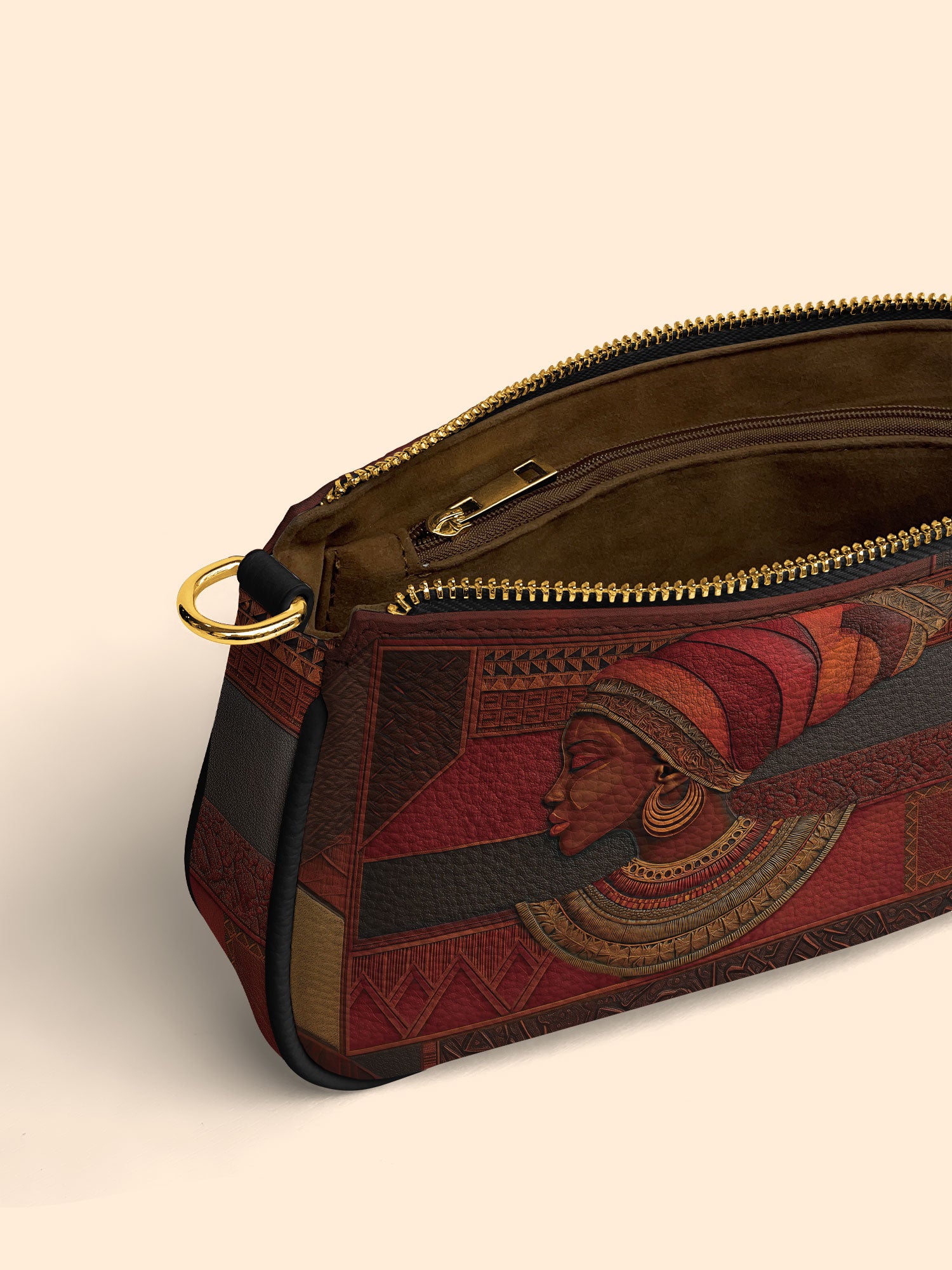 Regal Ember Classic Zip Pochette QR0XD518