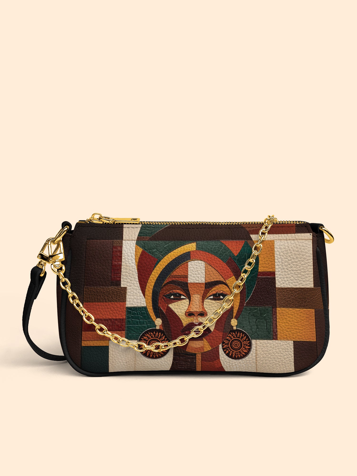 Rooted Mosaic Classic Zip Pochette QR0XD600