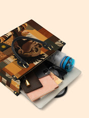 Feline Aura Premium Leather Handbag QR0TD544