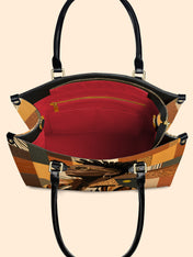 Feline Aura Premium Leather Handbag QR0TD544