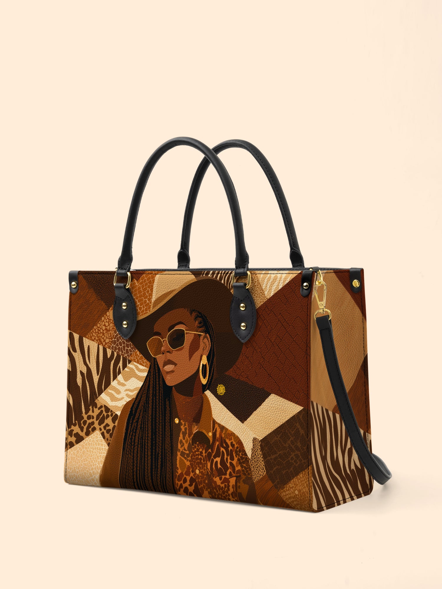 Wild Honey Queen Premium Leather Handbag QR0TD550