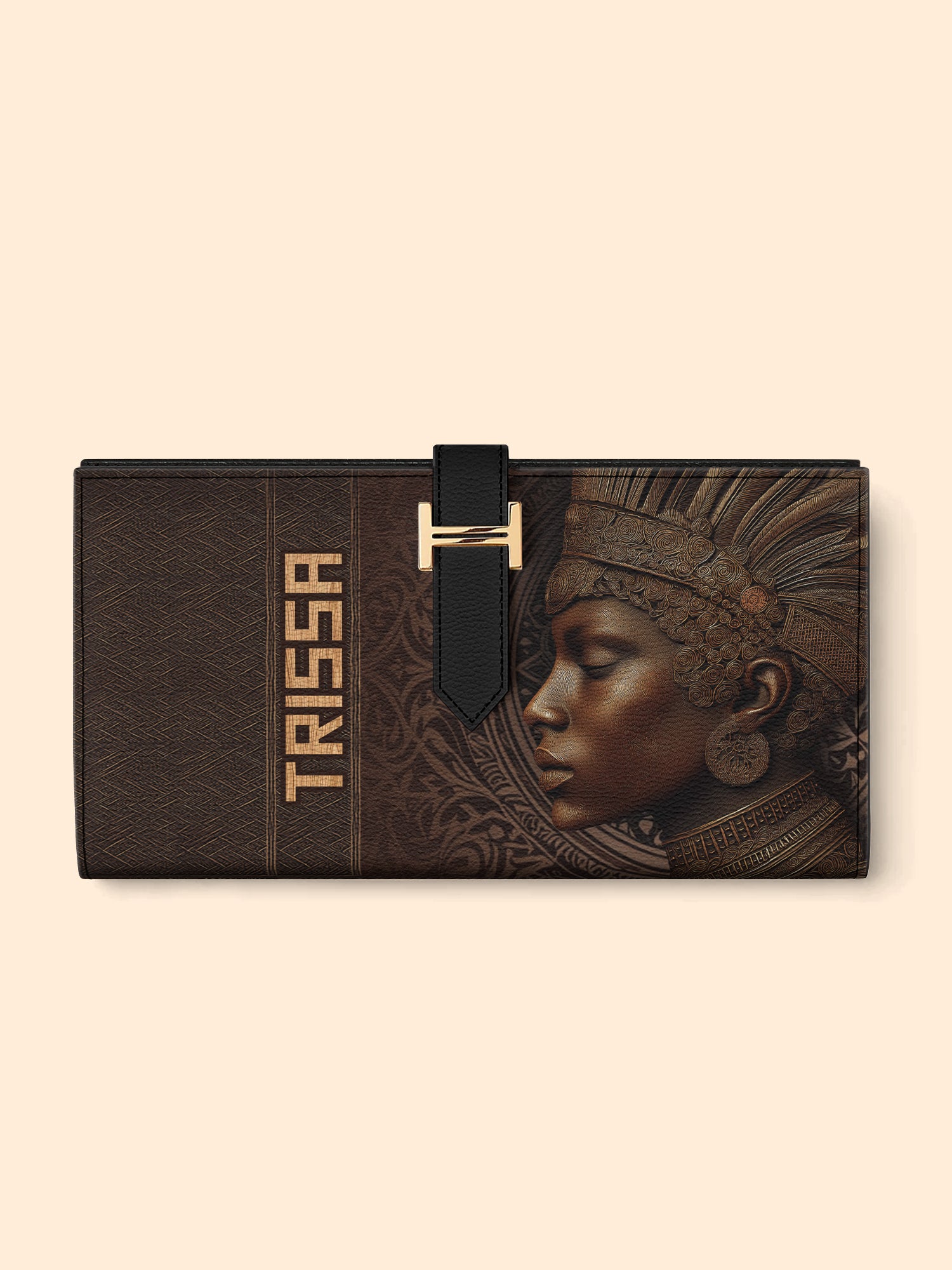 Back To Africa Tab Closure Wallet