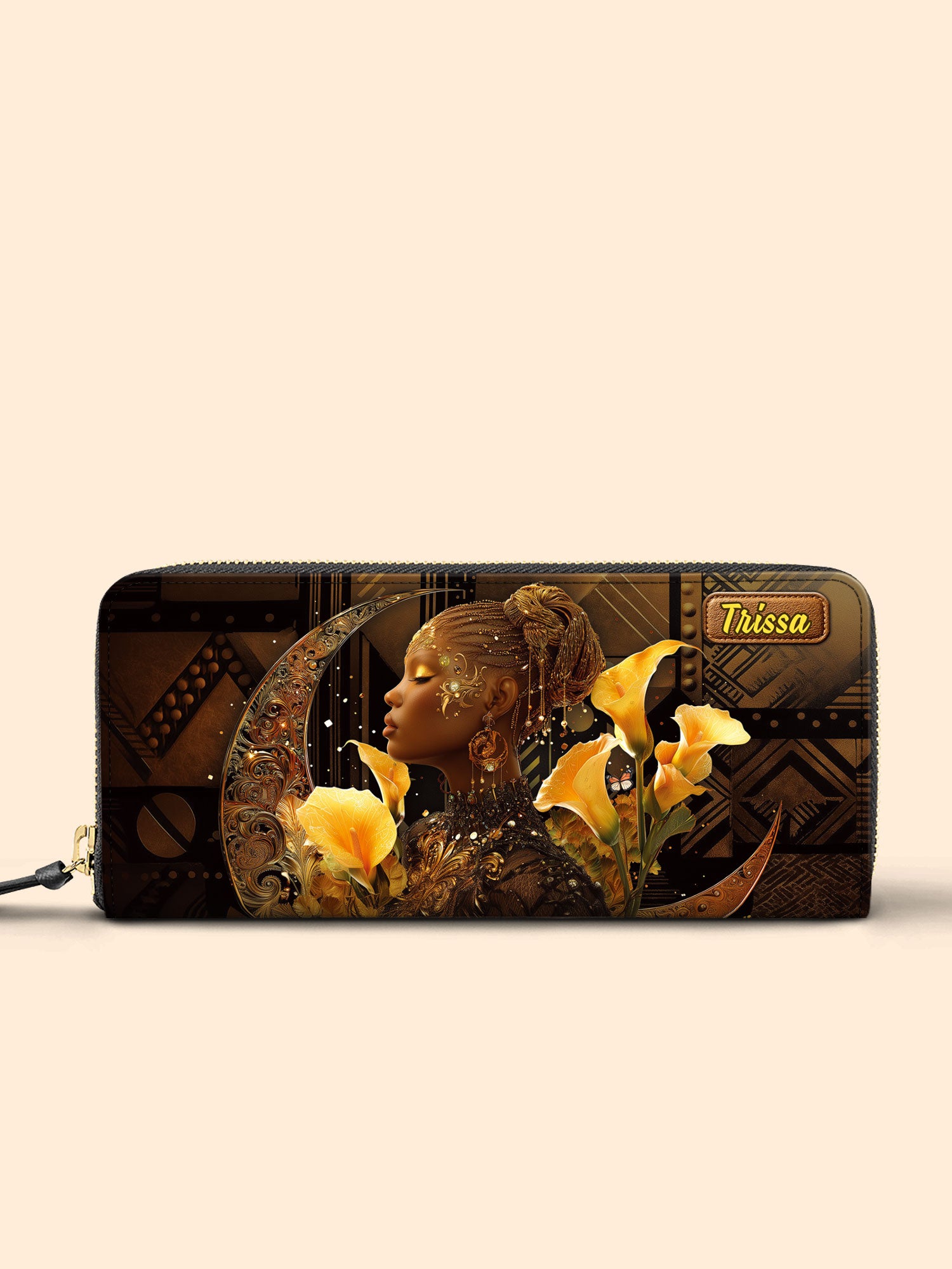 Calla Lilies Girl Slimline Zippy Wallet