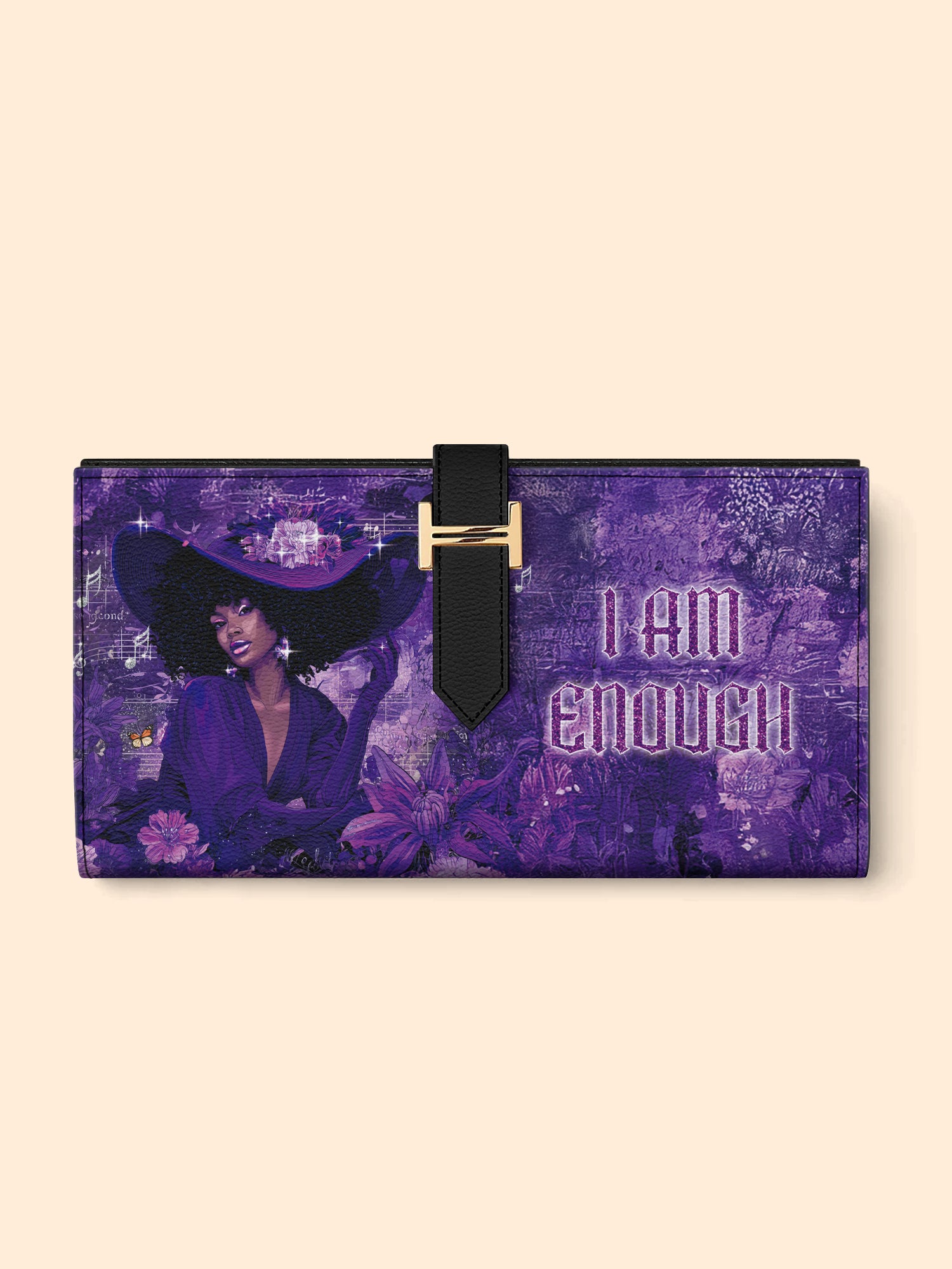 Rhythm of Enough Tab Closure Wallet QR0TD014