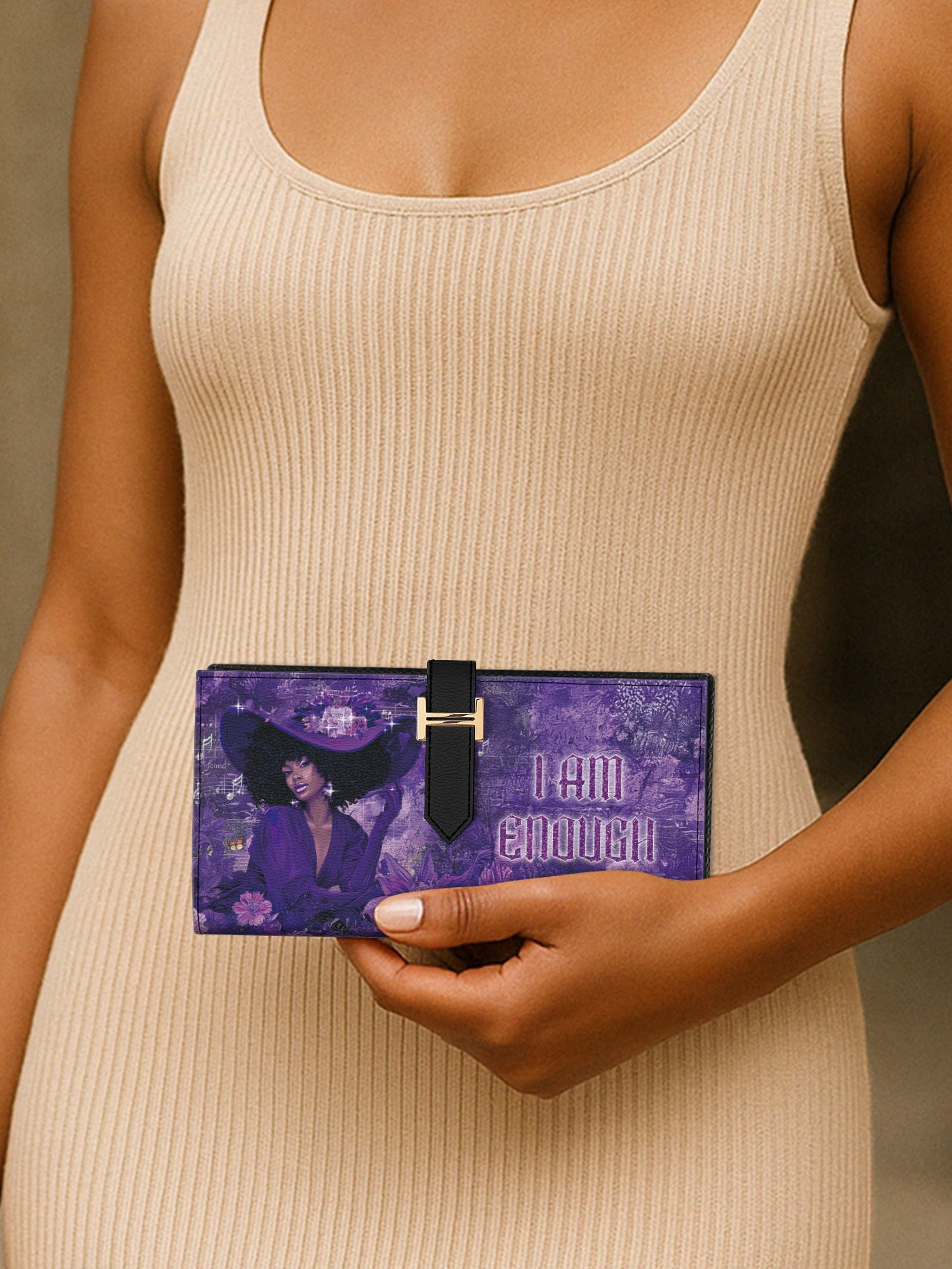 Rhythm of Enough Tab Closure Wallet QR0TD014