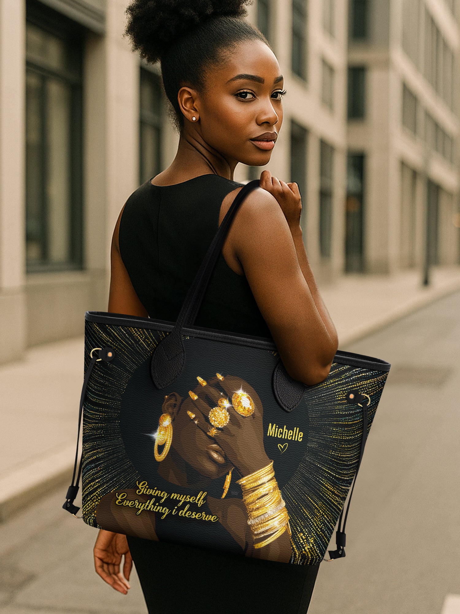 Worthy Desire Classic Shopper Tote