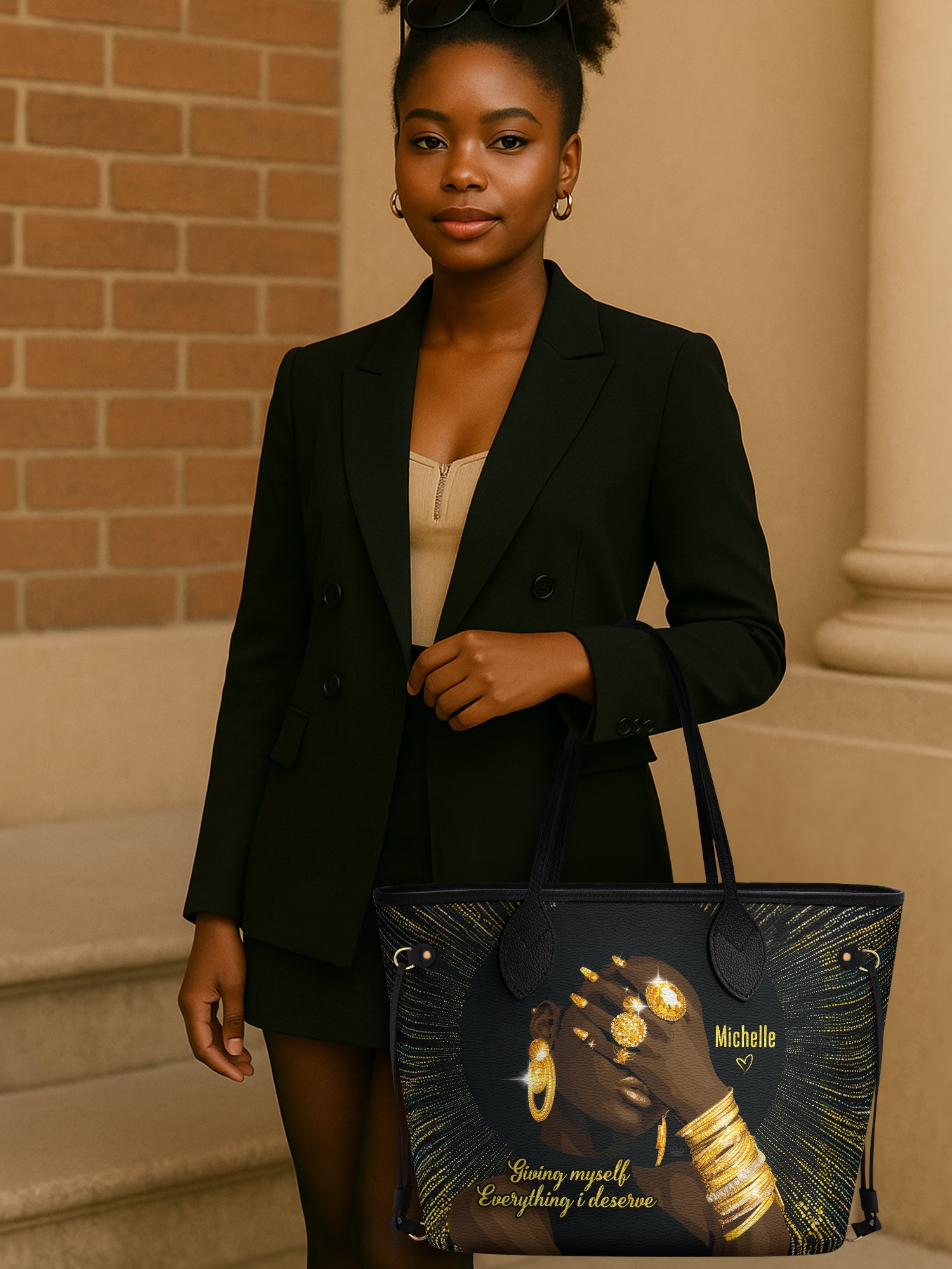 Worthy Desire Classic Shopper Tote