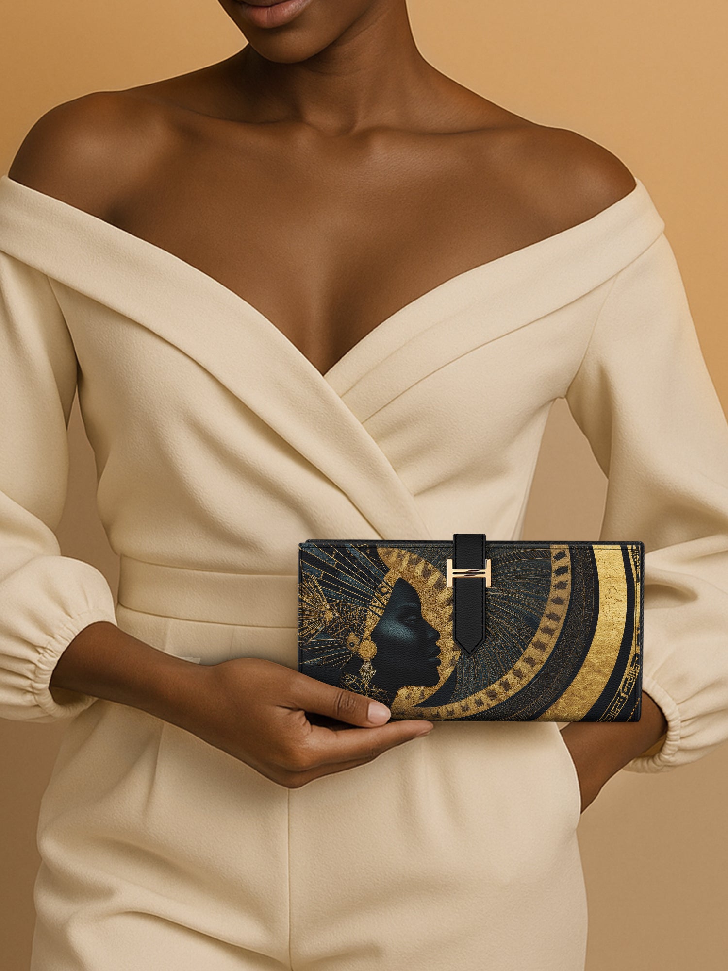 Ebon Halo Tab Closure Wallet