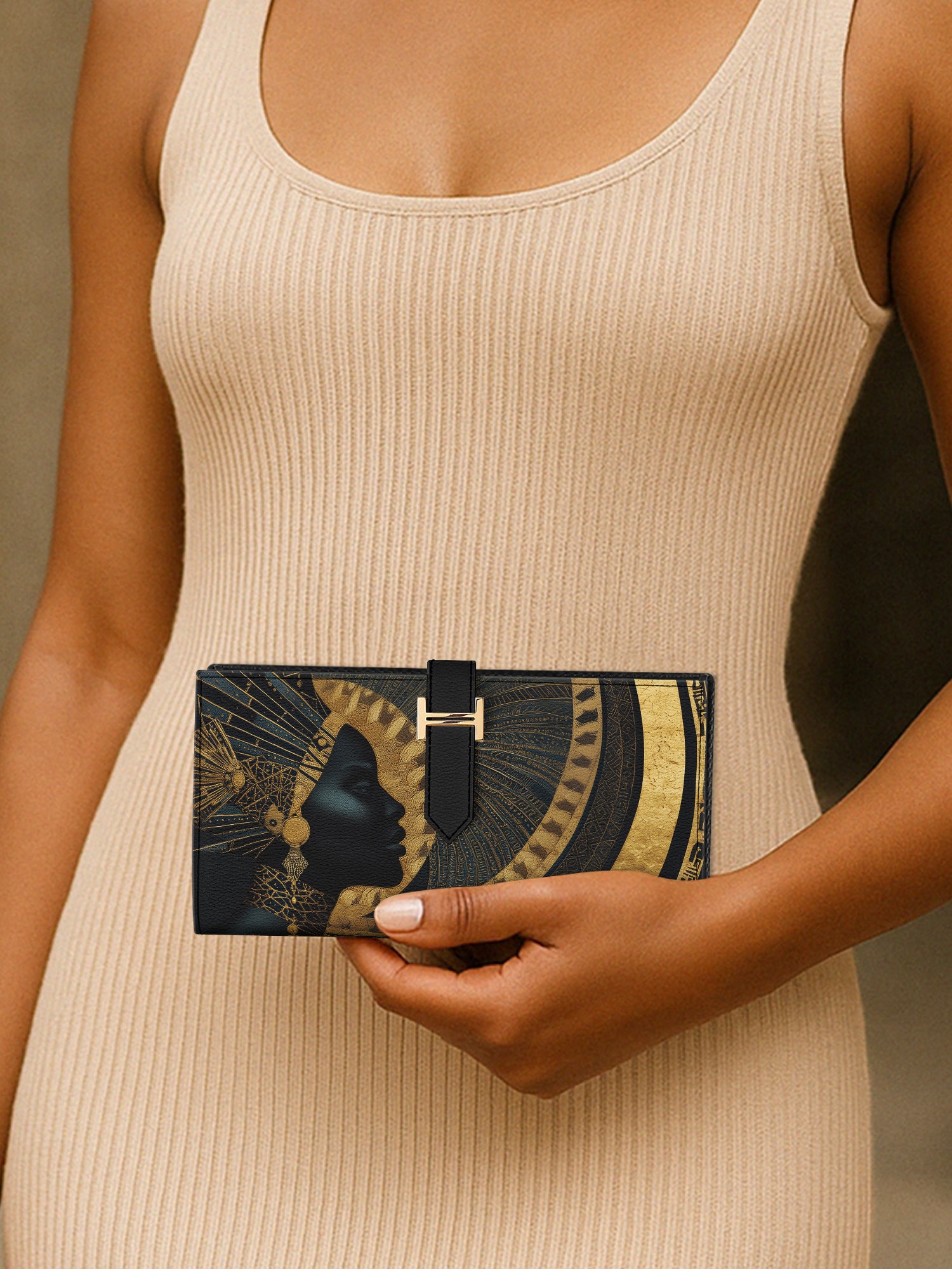 Ebon Halo Tab Closure Wallet