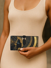 Ebon Halo Tab Closure Wallet