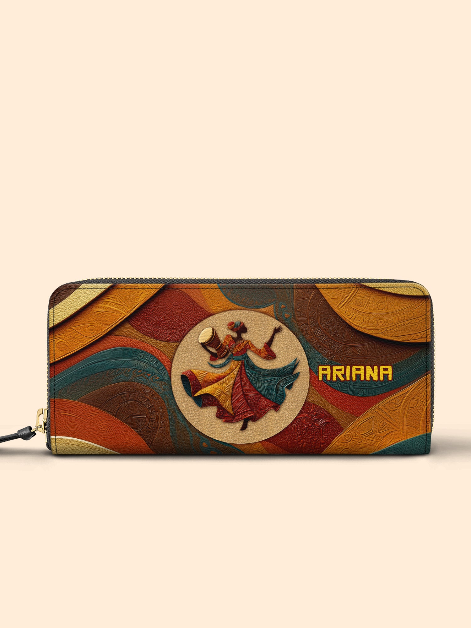 Dancing Rhythm Slimline Zippy Wallet