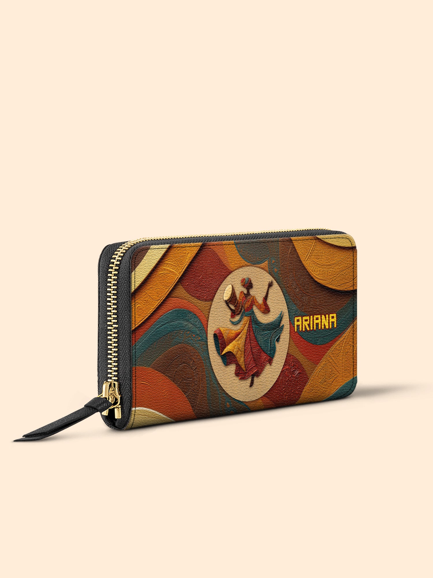Dancing Rhythm Slimline Zippy Wallet
