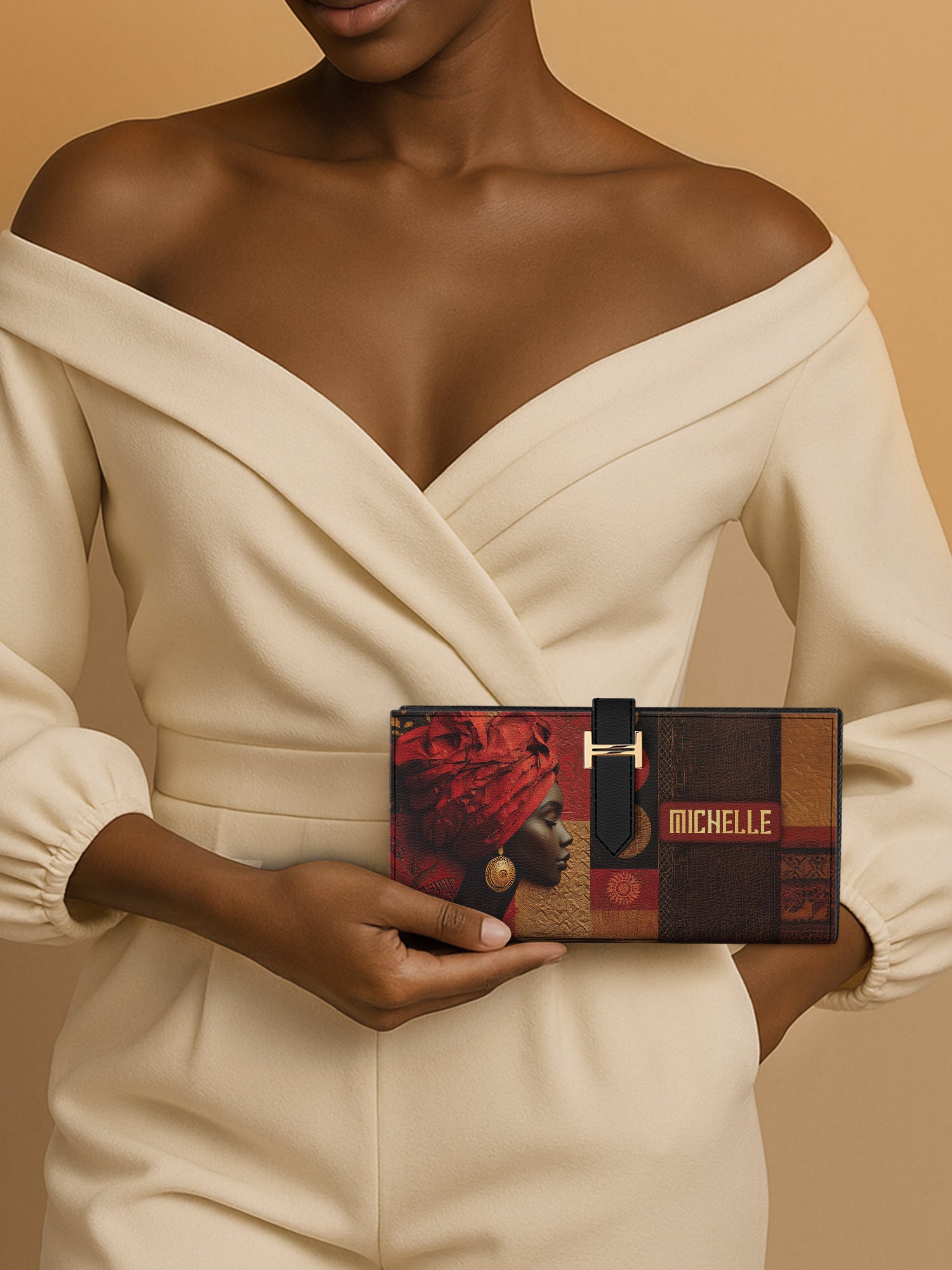 Regal Beauty Tab Closure Wallet
